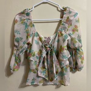 Sexy Floral Top